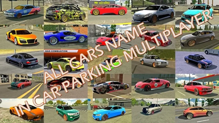 All Cars in Car Parking Multiplayer – Updated list 2024
