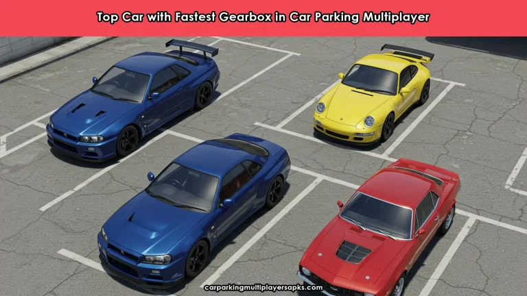 fastest gearbox in car parking multiplayer